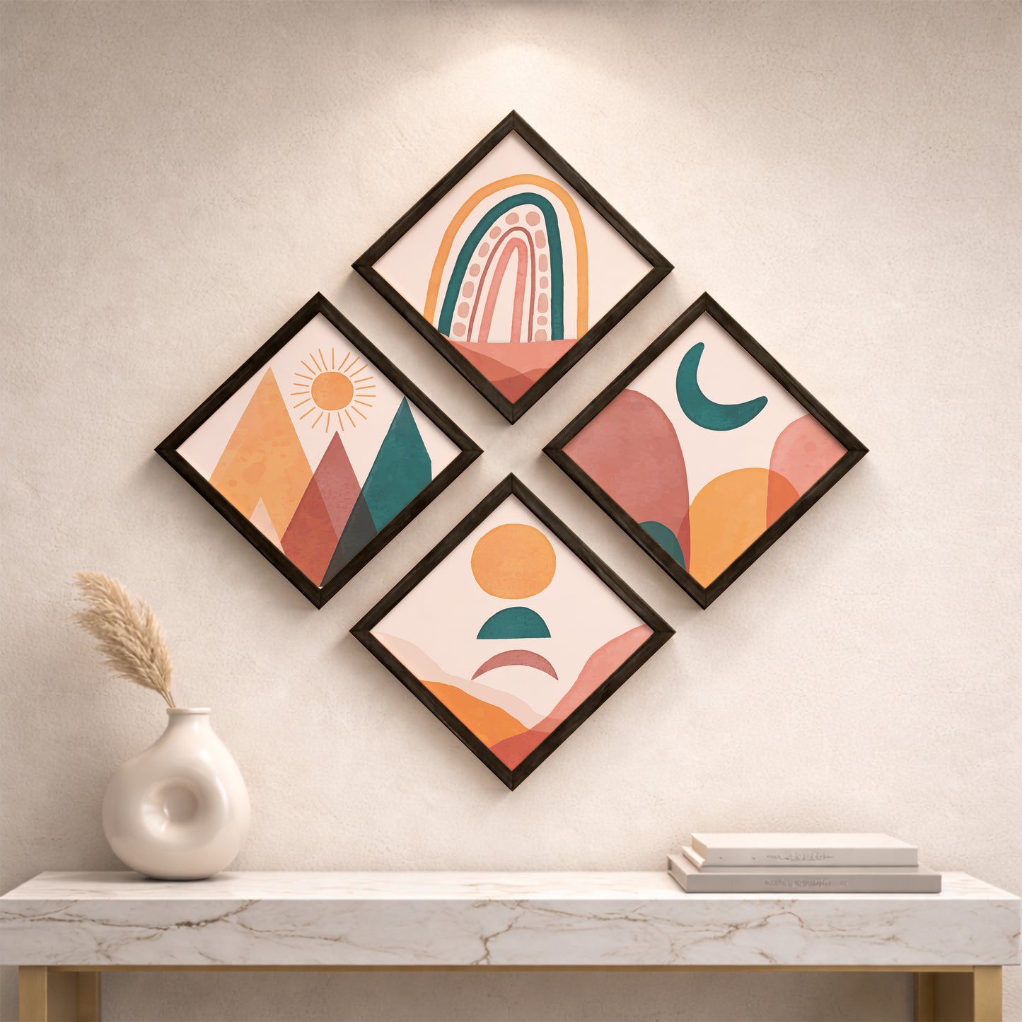 Vibrant Horizons Wall Frame Set