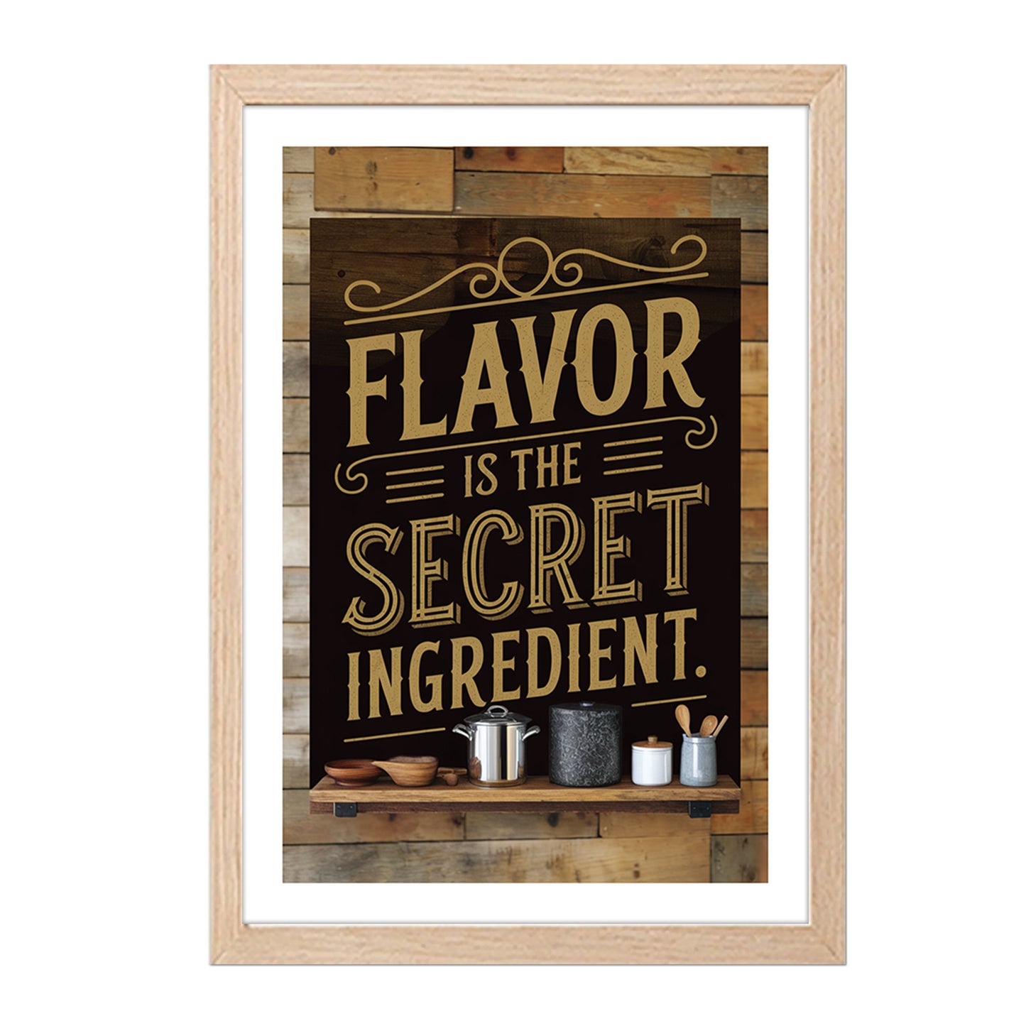 Secret Ingredient Wall Frame