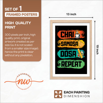 Food Routine Wall Frame