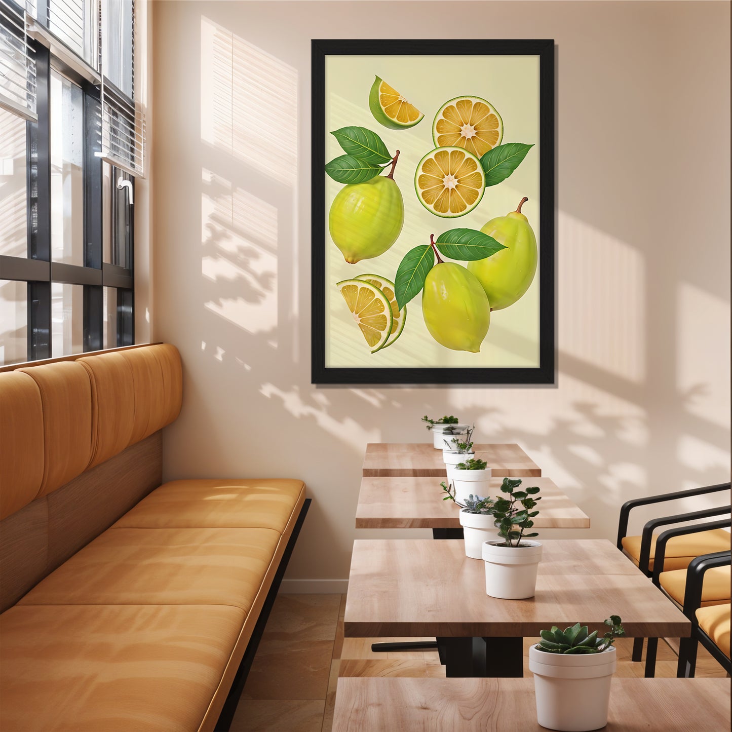Lemon Mix Wall Frame