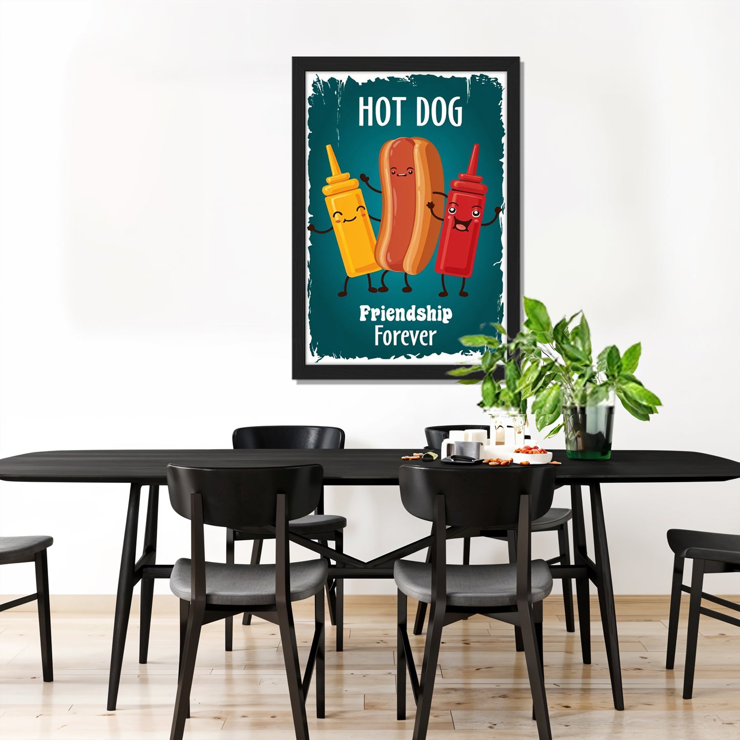 Hotdog Crew Wall Frame
