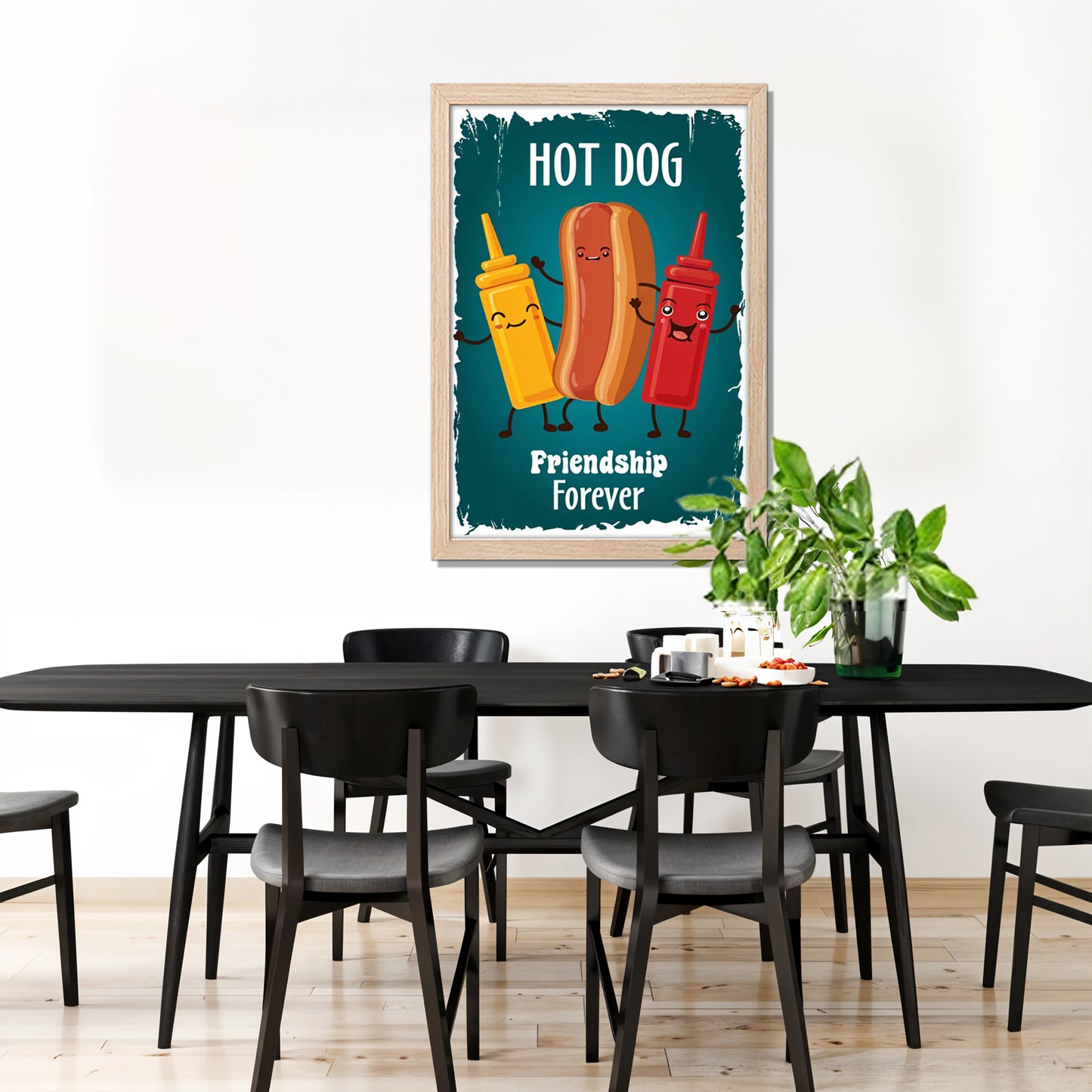 Hotdog Crew Wall Frame