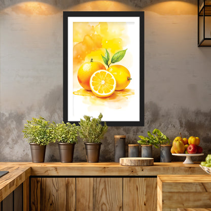Lemon Art Wall Frame