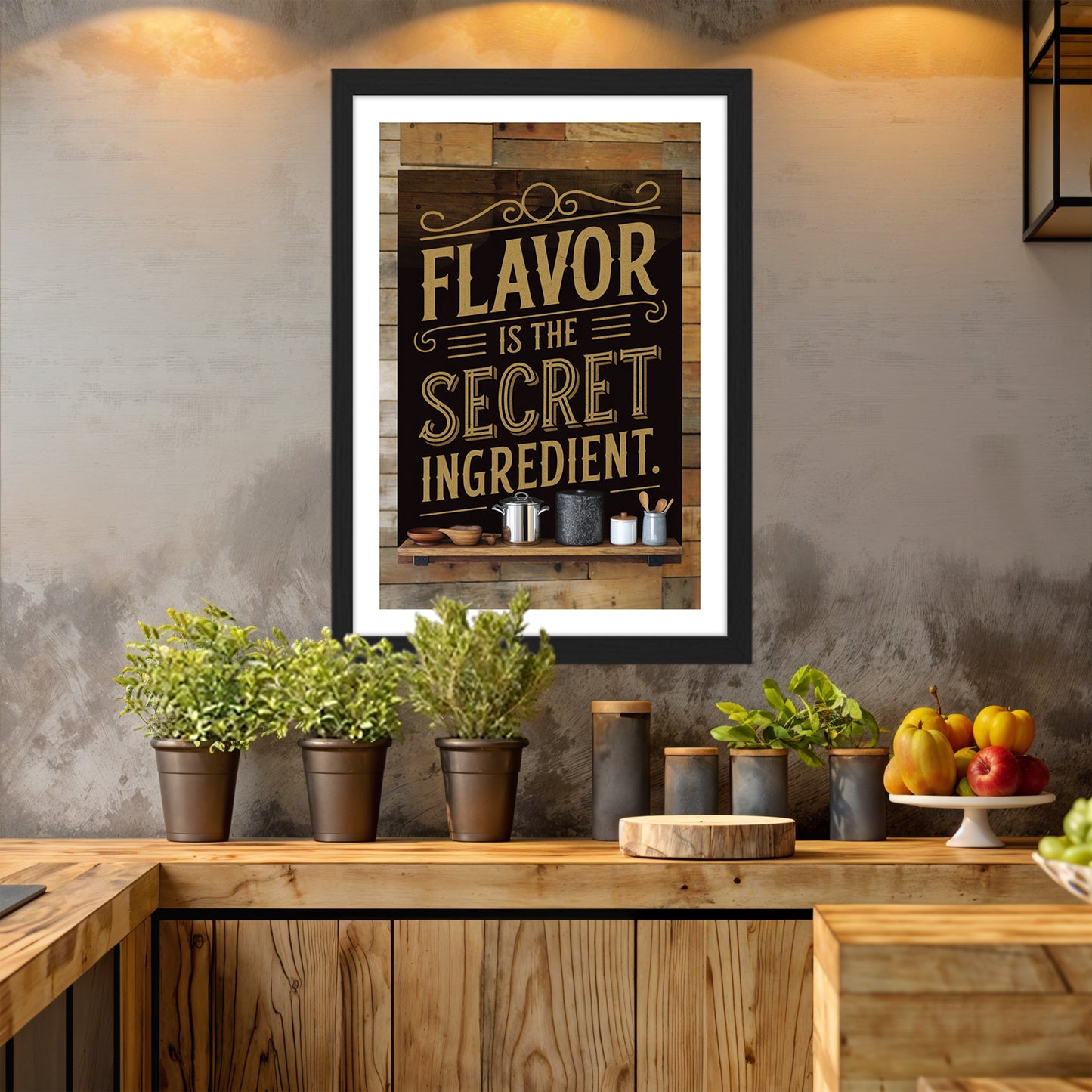 Secret Ingredient Wall Frame