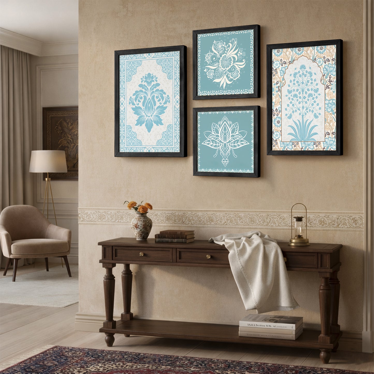 Azure Heritage Collection Set of 4