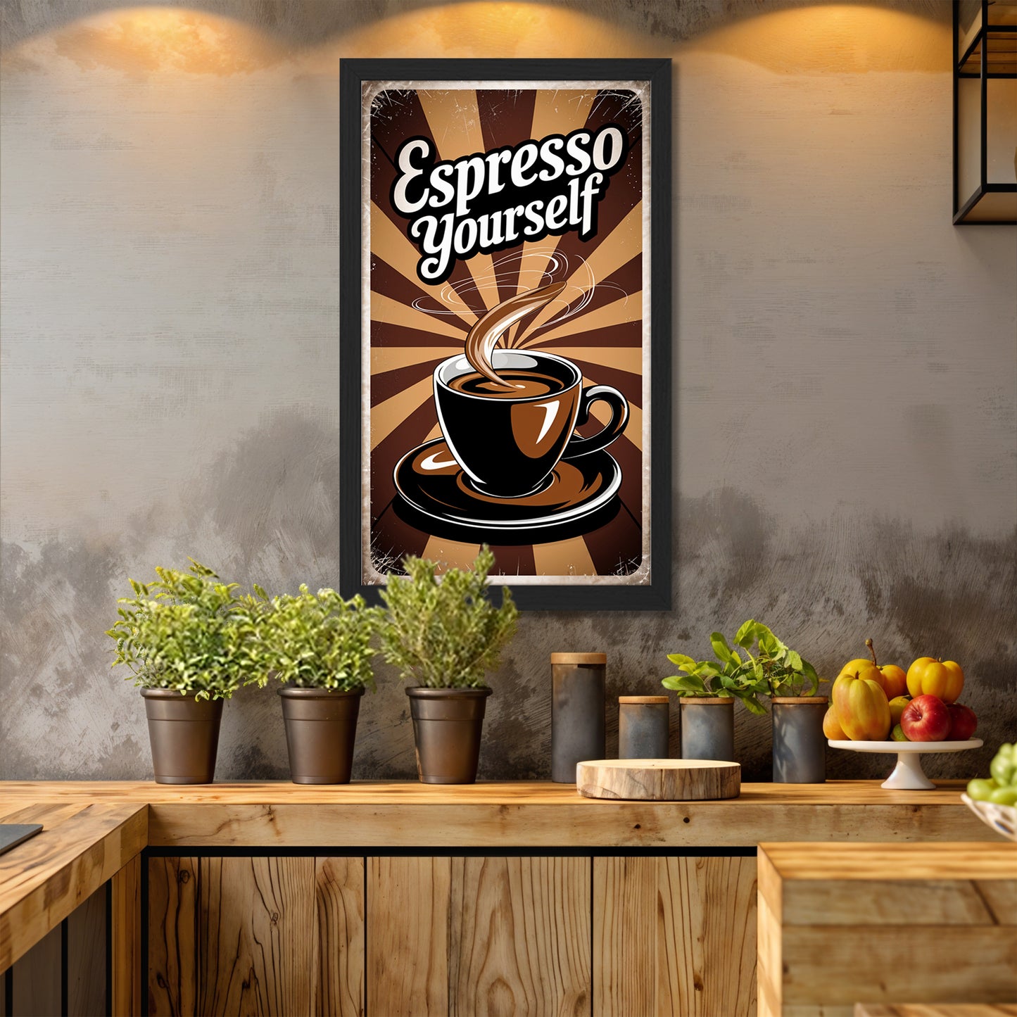 Coffee Vibes Wall Frame