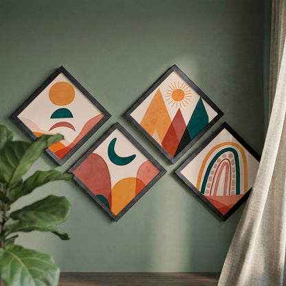 Vibrant Horizons Wall Frame Set