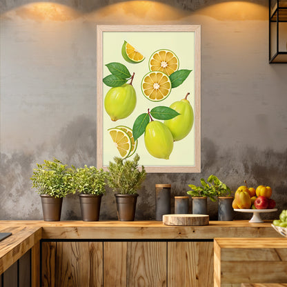 Lemon Mix Wall Frame