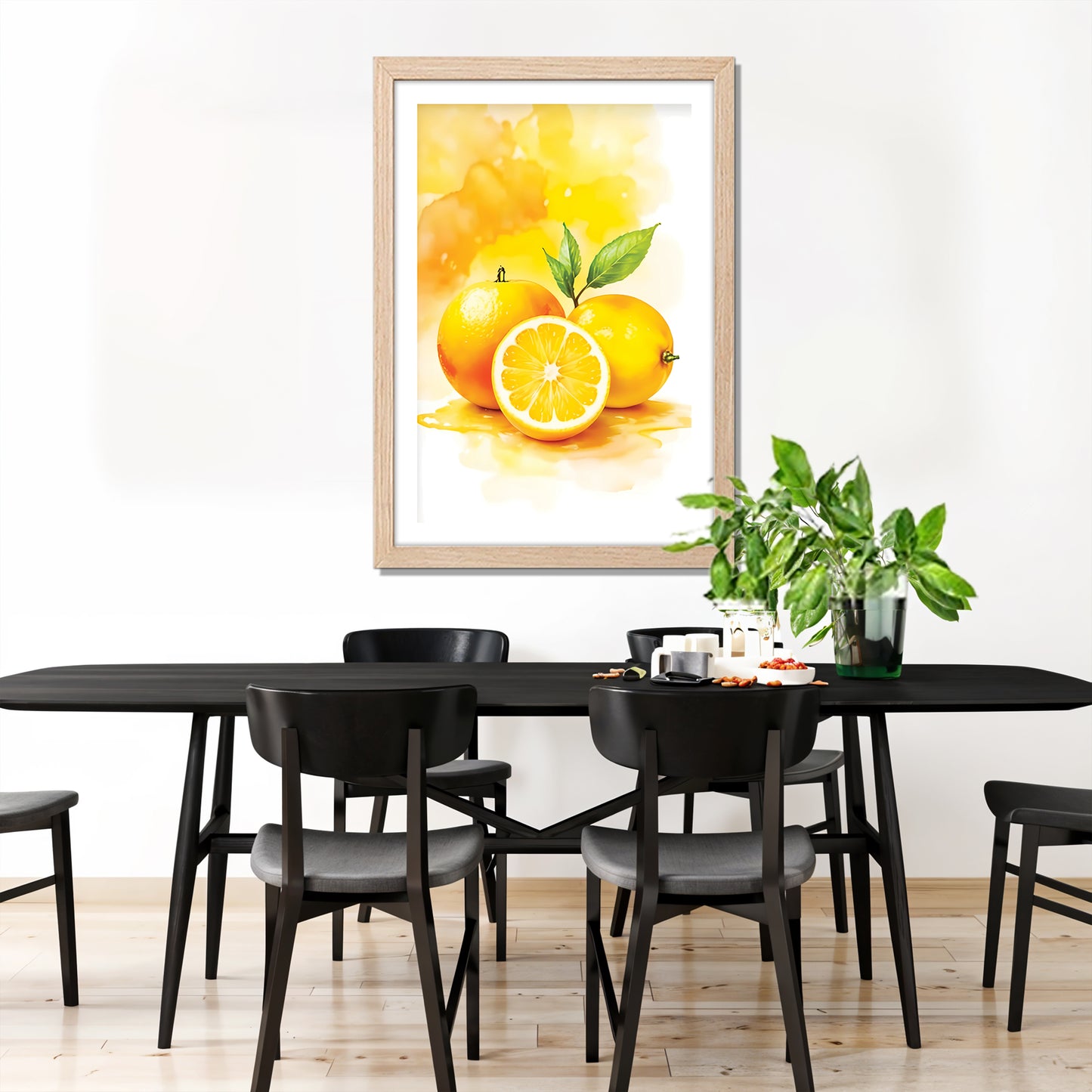 Lemon Art Wall Frame