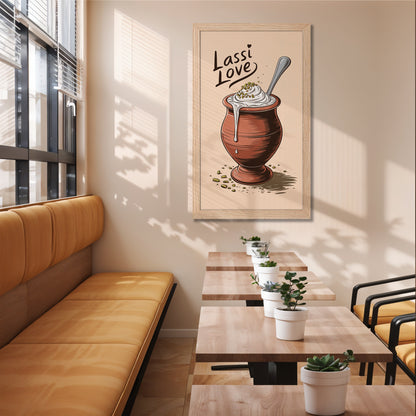 Lassi Illustration Wall Art