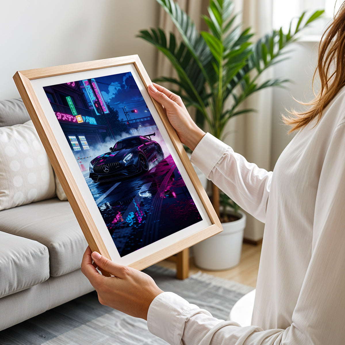 Midnight Racer Poster Frame