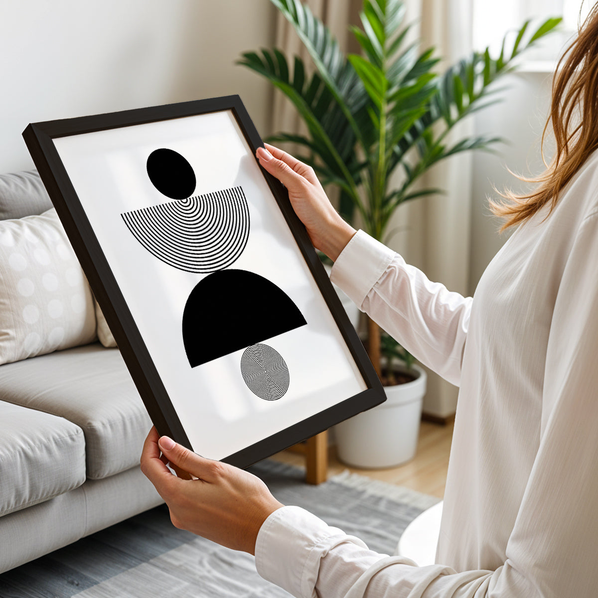 Geometric Circle Abstract Print
