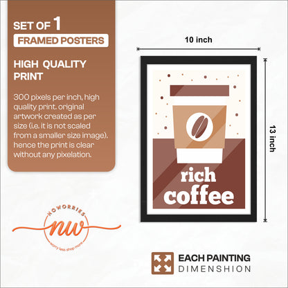 Rich Coffee Wall Frame