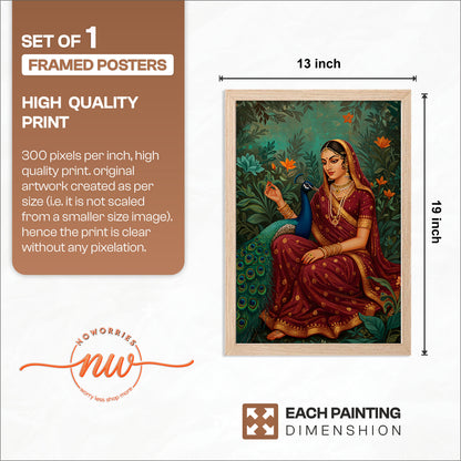Indian Heritage Lady Wall Art