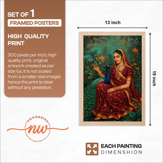 Indian Heritage Lady Wall Art