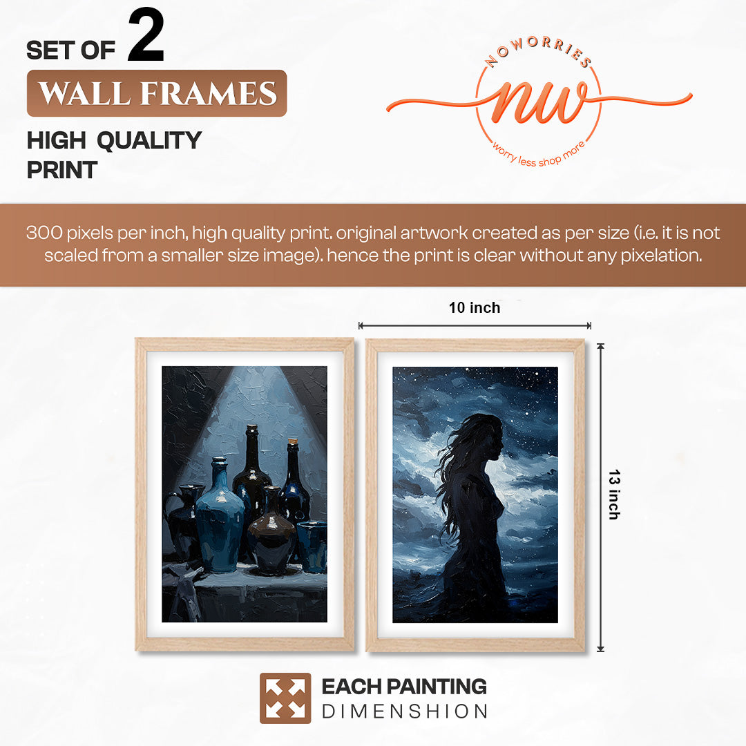 Midnight Mood Framed Set