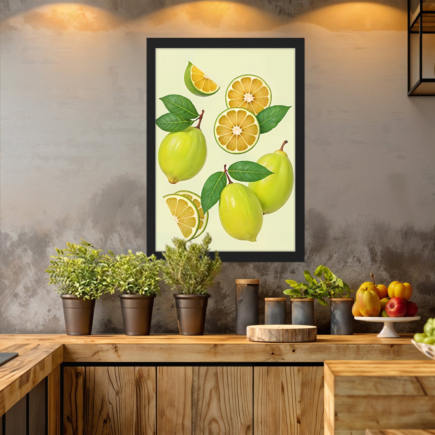 Lemon Mix Wall Frame