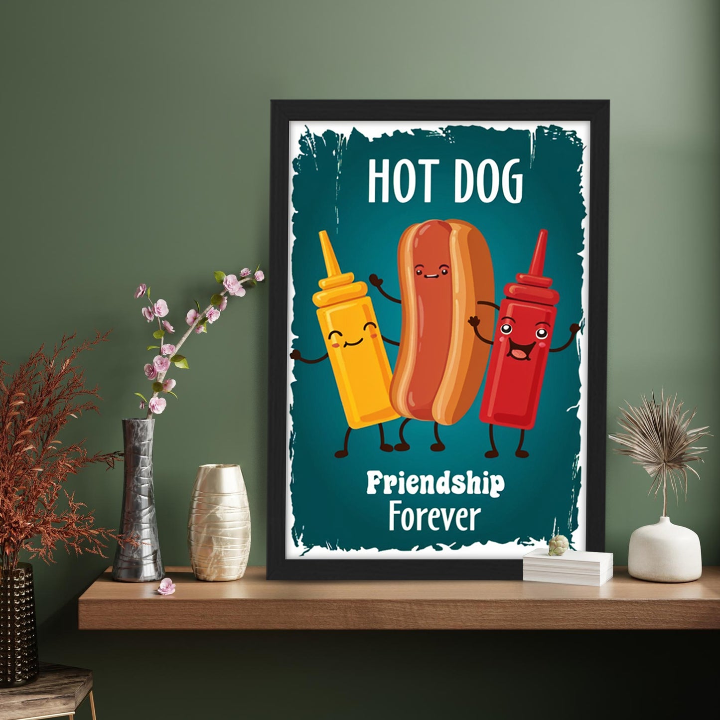 Hotdog Crew Wall Frame