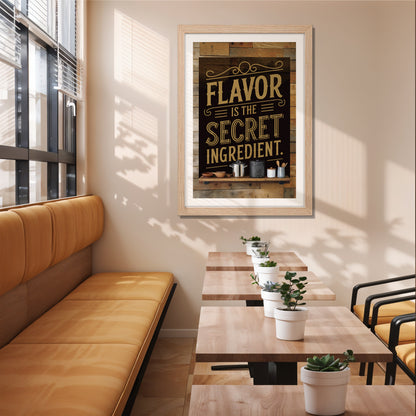 Secret Ingredient Wall Frame