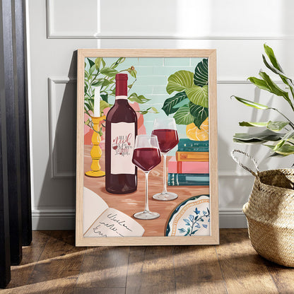 Wine Time Wall Frame