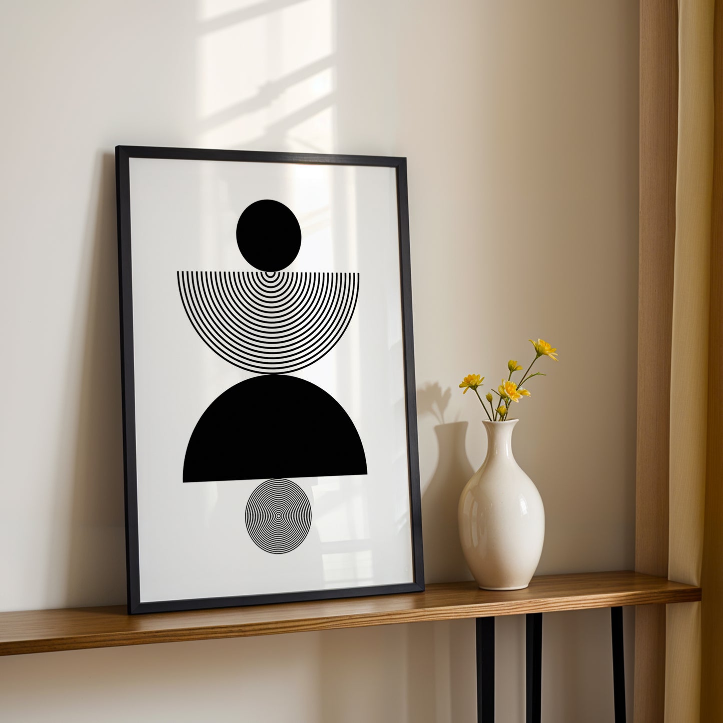 Geometric Circle Abstract Print