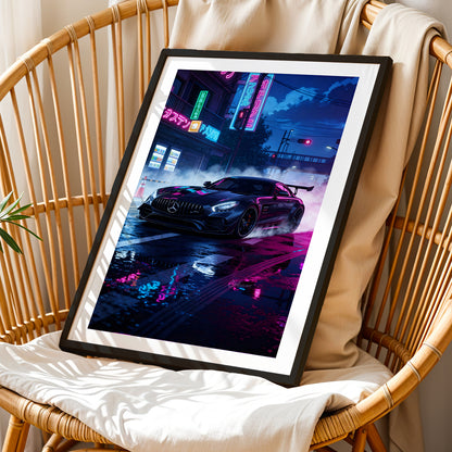 Midnight Racer Poster Frame