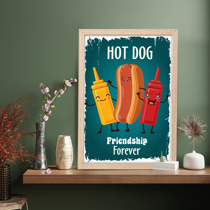 Hotdog Crew Wall Frame