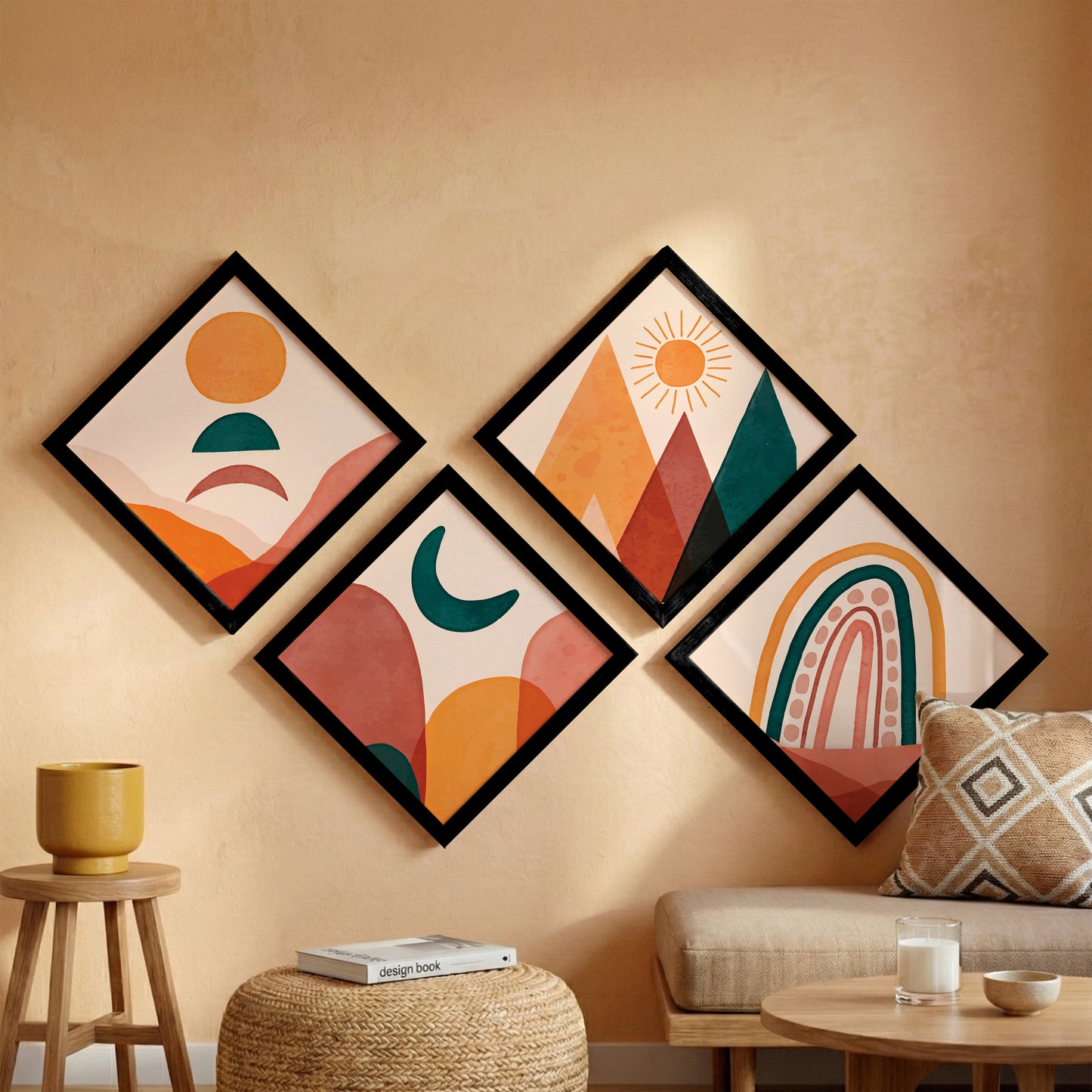 Vibrant Horizons Wall Frame Set