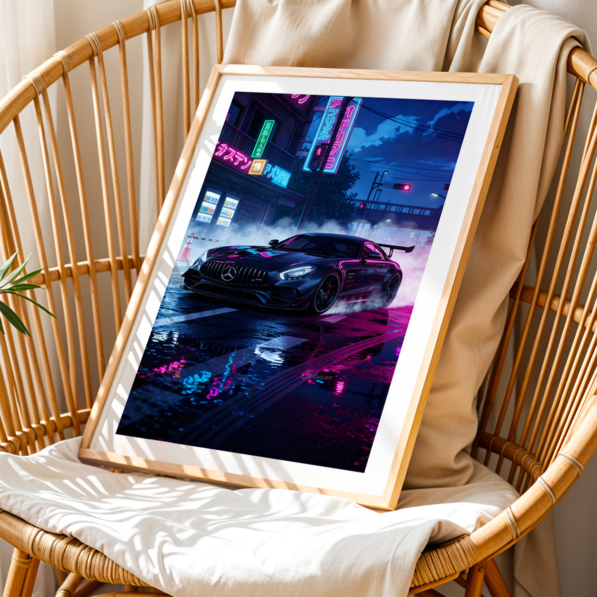 Midnight Racer Poster Frame