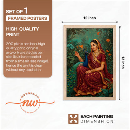 Indian Heritage Lady Wall Art