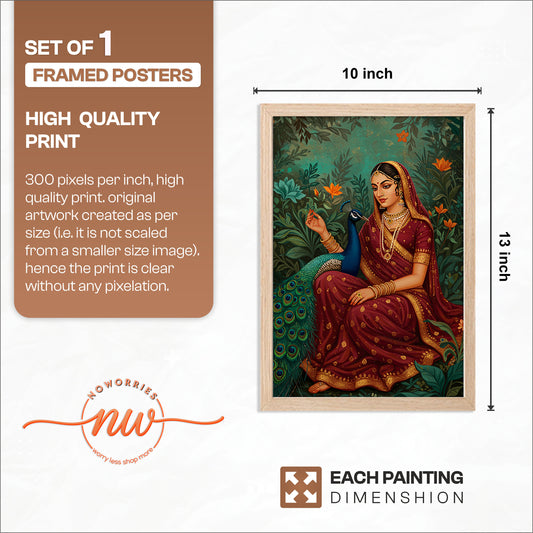 Indian Heritage Lady Wall Art