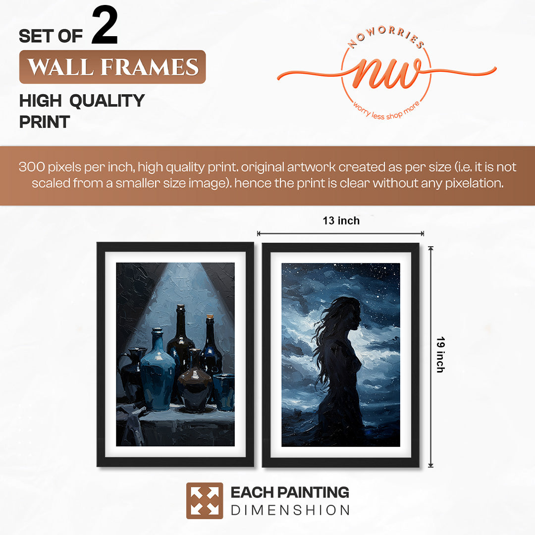 Midnight Mood Framed Set