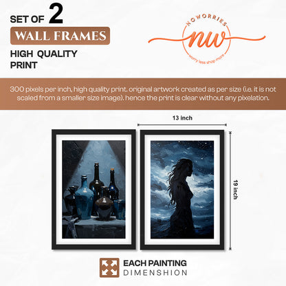 Midnight Mood Framed Set