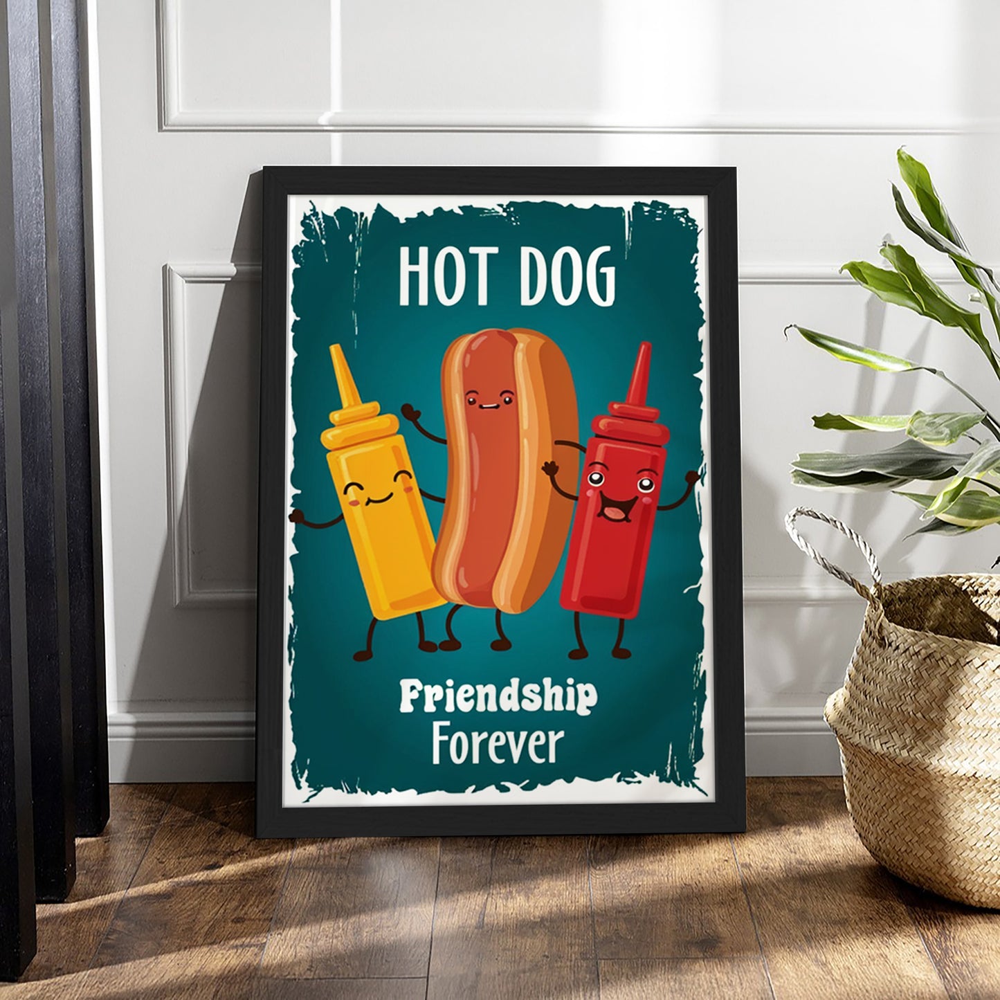 Hotdog Crew Wall Frame