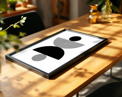 Geometric Circle Abstract Print