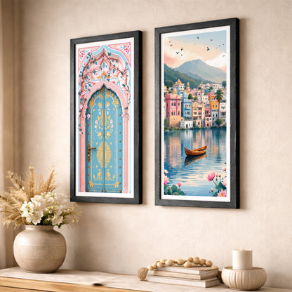 Pastel Escape Frame Set