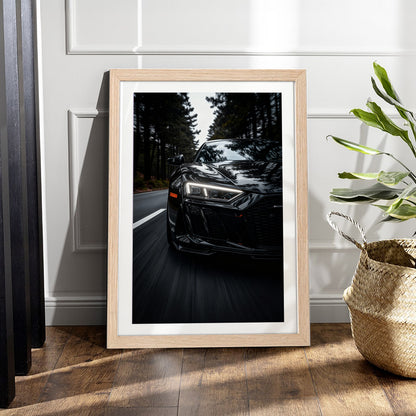 Audi R8 Shadow Edition Wall Art