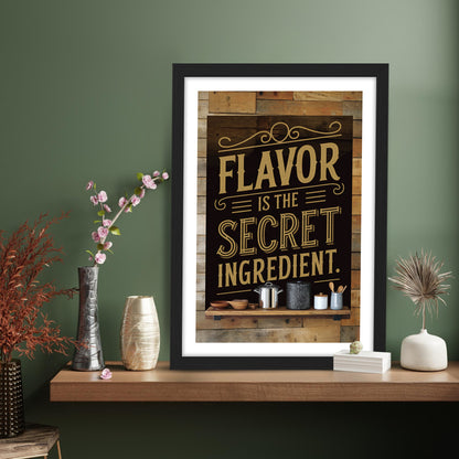 Secret Ingredient Wall Frame