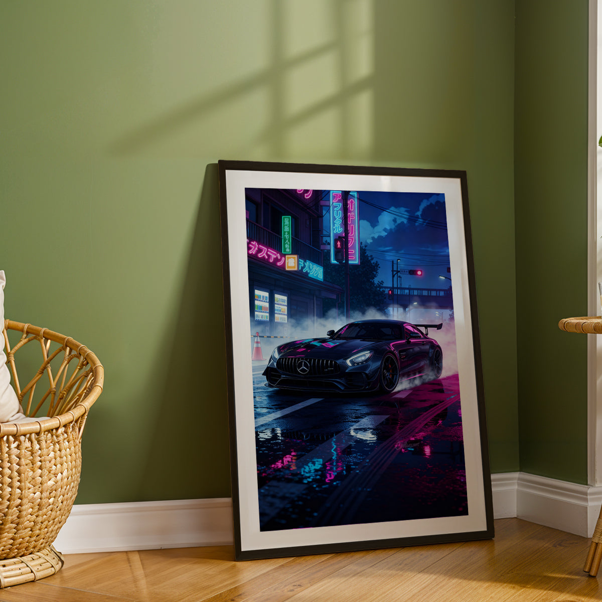 Midnight Racer Poster Frame