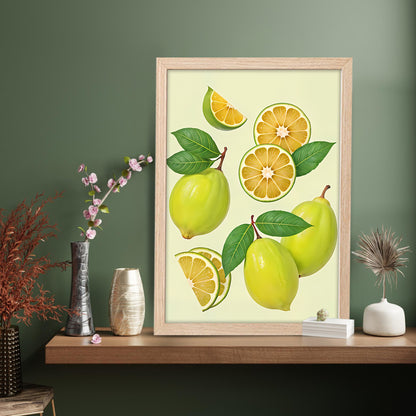 Lemon Mix Wall Frame