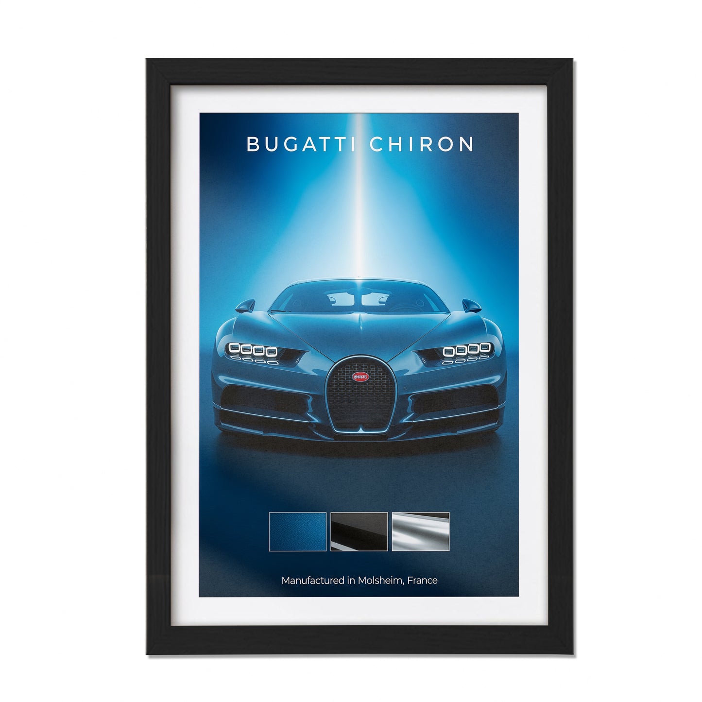 Bugatti Chiron Spotlight Wall Frame