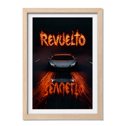 Lamborghini Revuelto Inferno Wall Frame