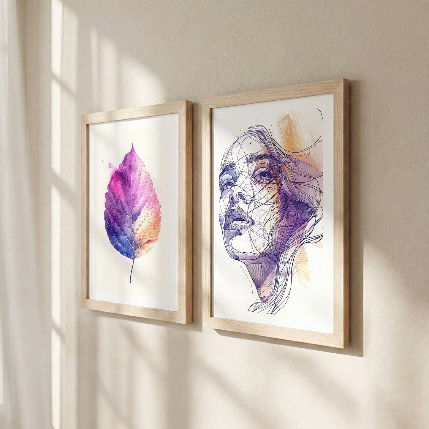 Violet Muse Wall Art Set