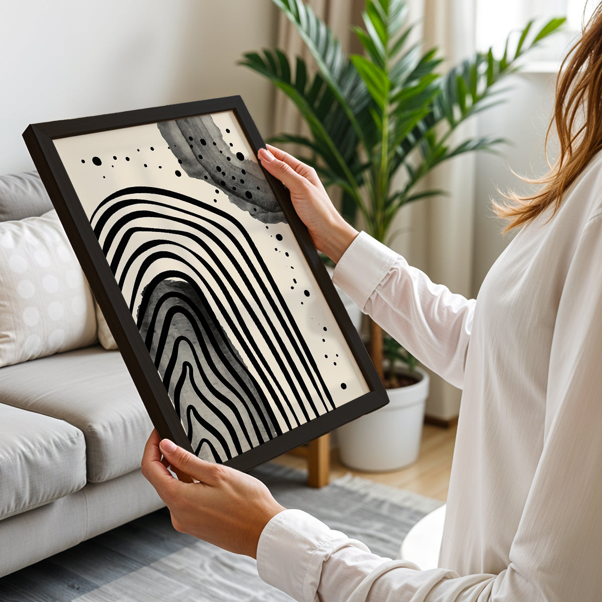 Wave Abstract Wall Frame