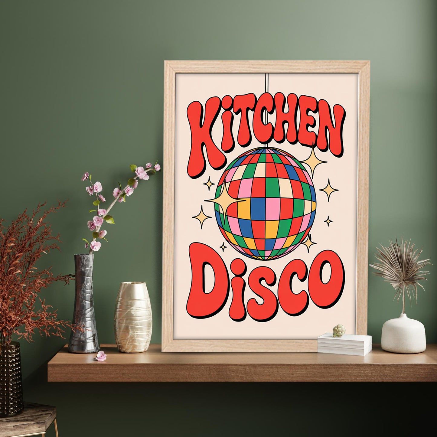 Kitchen Disco Wall Frame