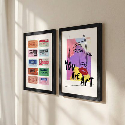 Pop Art Expression Wall Art Set