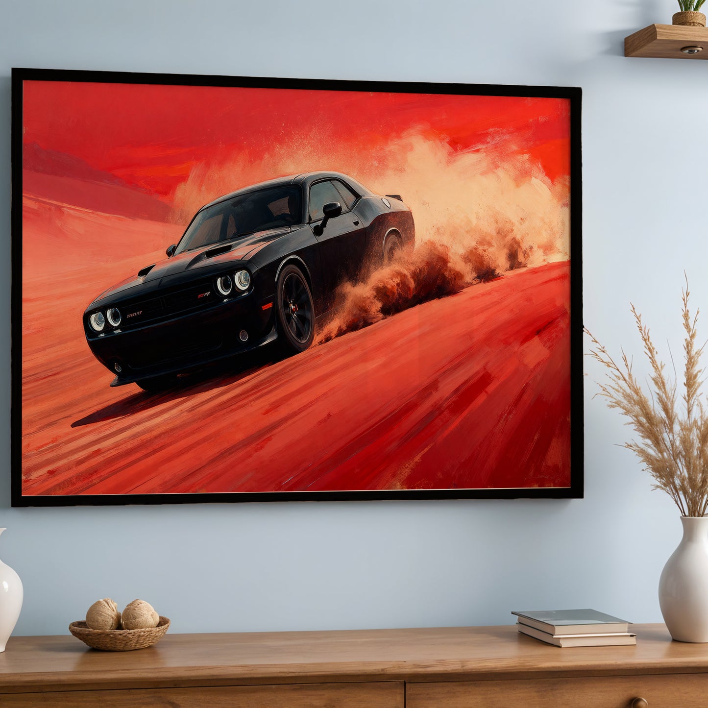 Hellcat Desert Rush Wall Art