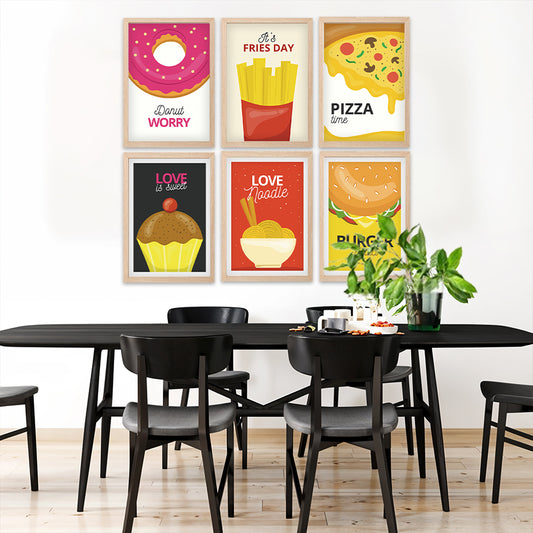 Fun Food Wall Art Set