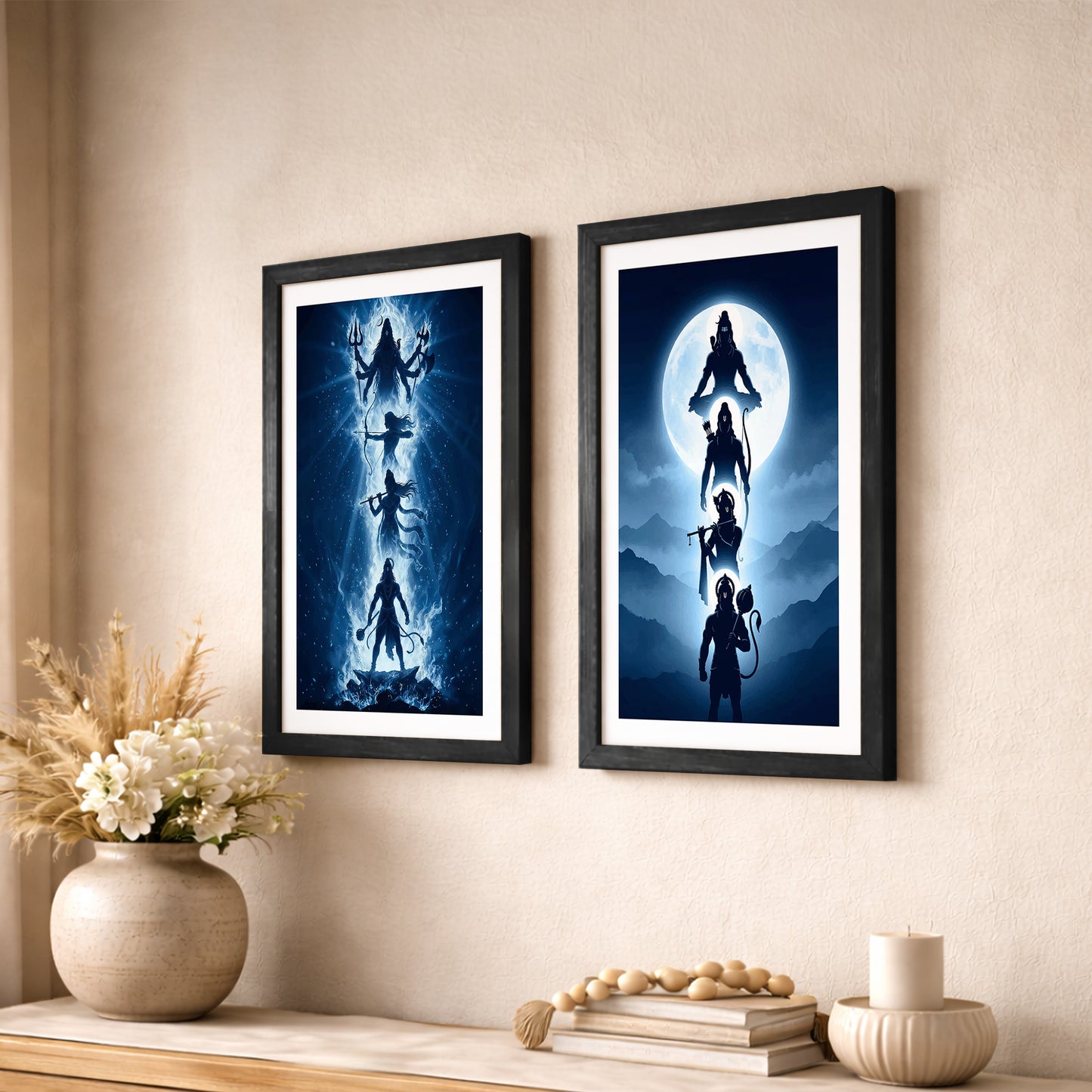 Shiva Divine Duo Wall Art