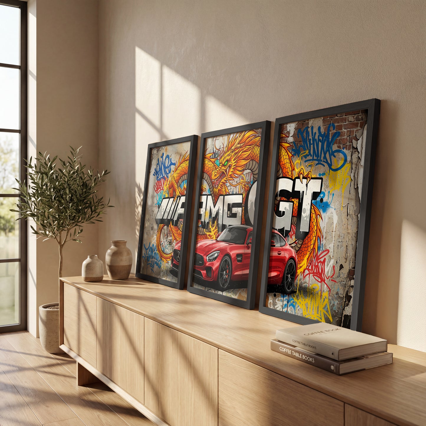 Dragon AMG Street Art Set of 3